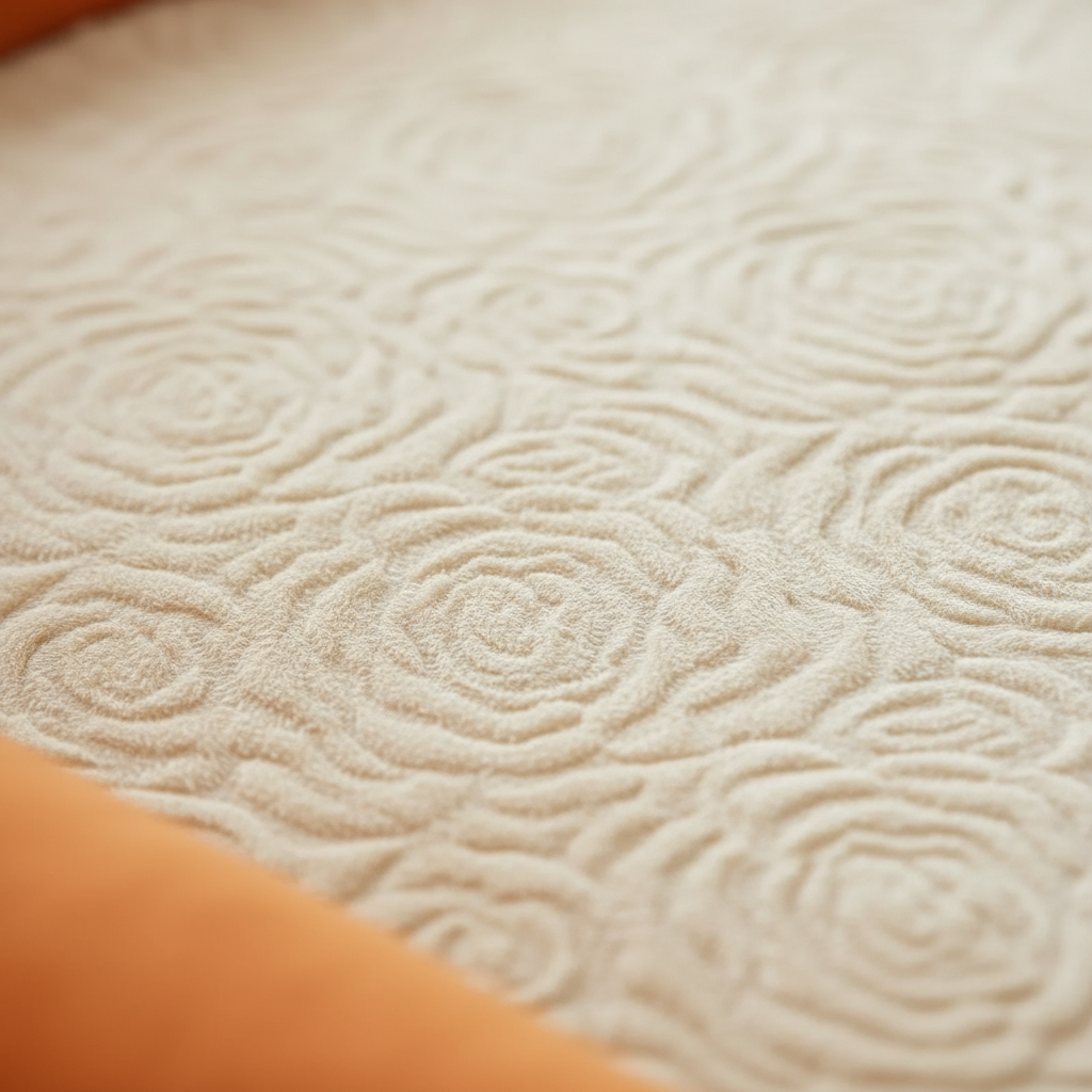 Rose Pattern Plush - Detail Shot