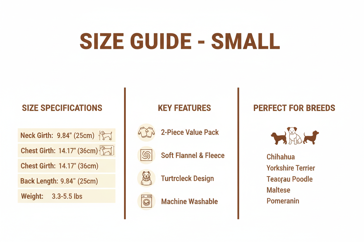 Size guide infographic
