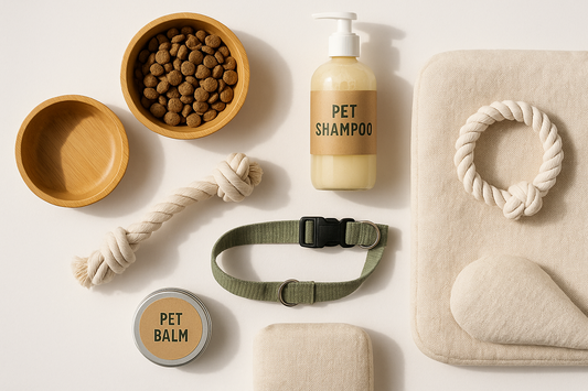 Eco-friendly sustainable pet accessories and products for conscious pet parents