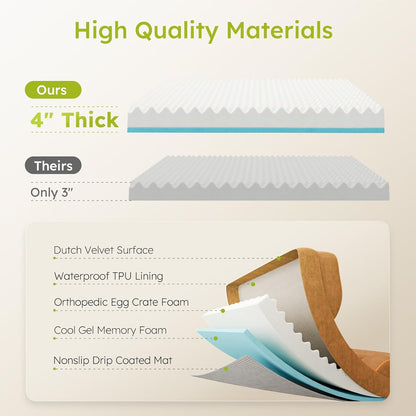 Orthopedic Dog Bed XXL – Cooling Gel Memory Foam