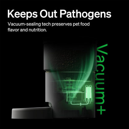 Automatic Pet Feeder with Vacuum Seal – 34 Cup WiFi Feeder