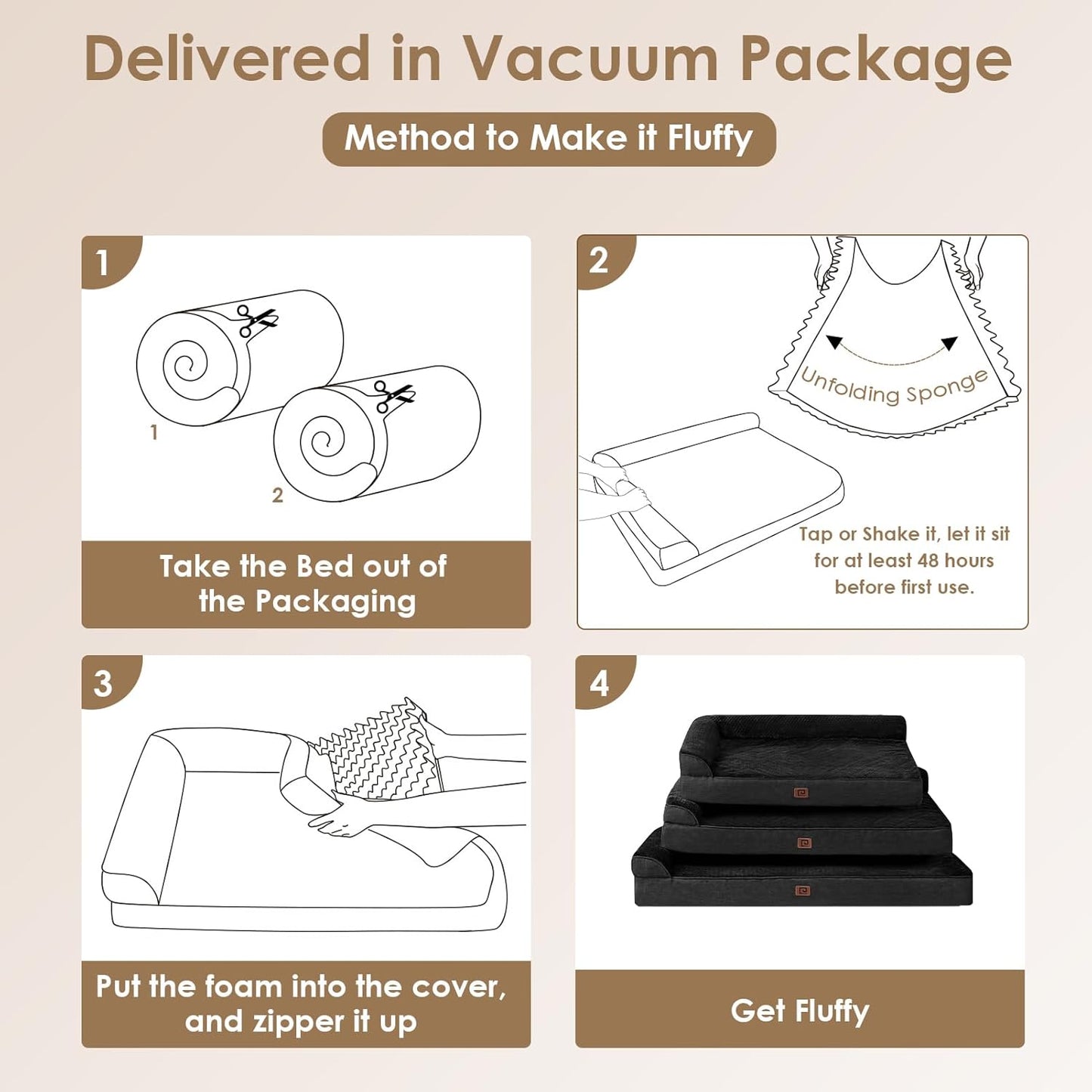 Waterproof Orthopedic Dog Bed - Memory Foam