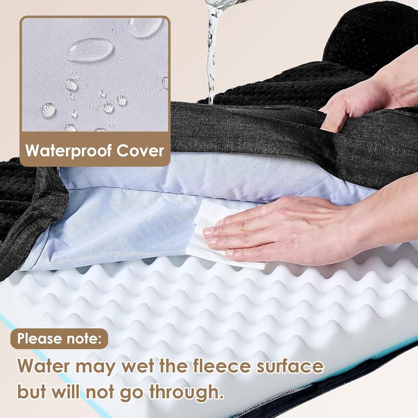 Waterproof Orthopedic Dog Bed - Memory Foam