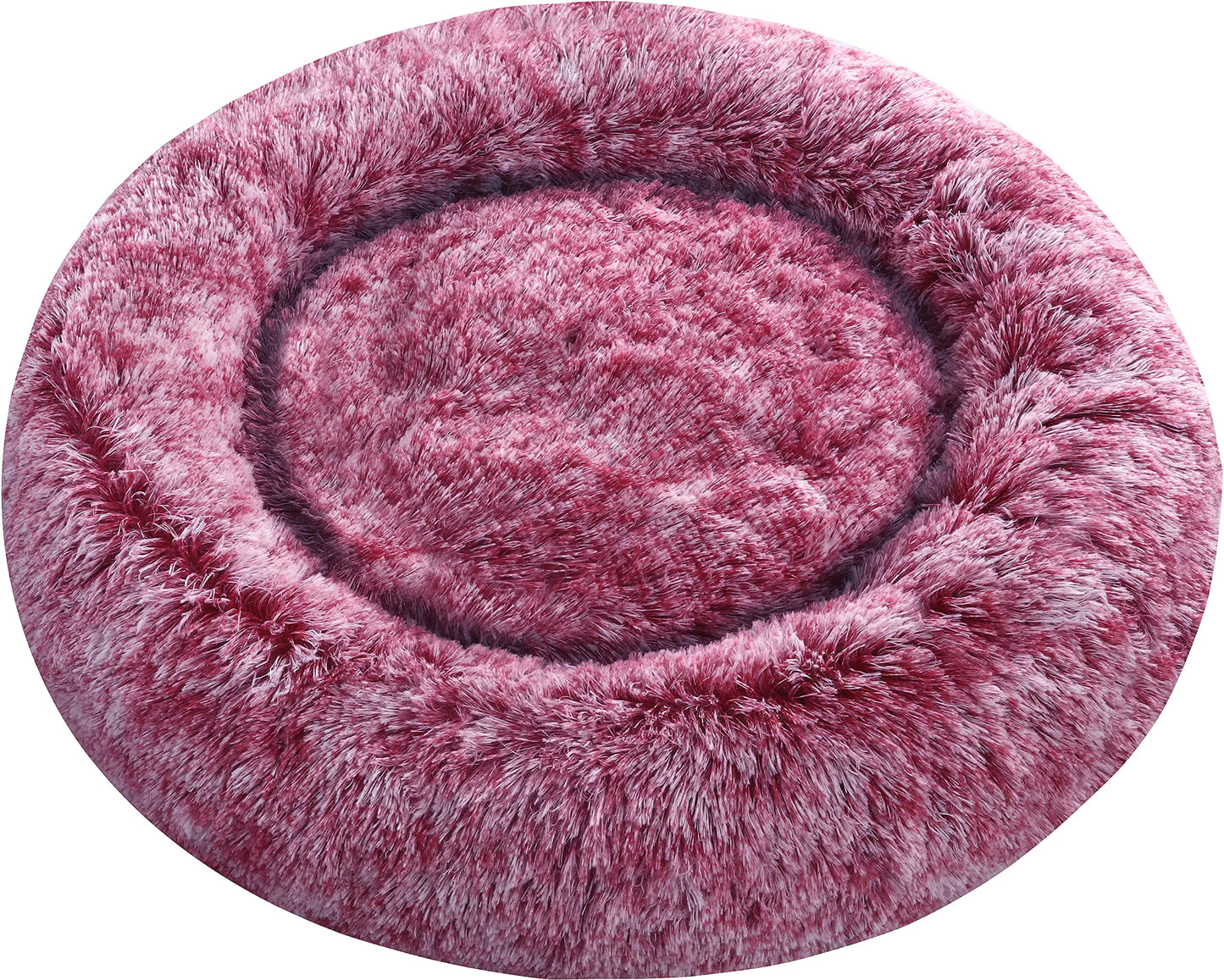 Comlax Calming Donut Dog Bed 32" - Pink