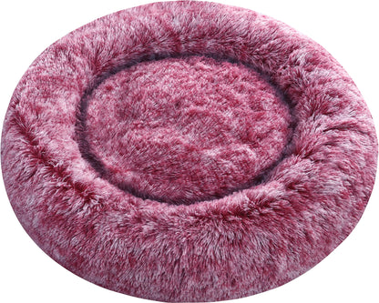 Comlax Calming Donut Dog Bed 32" - Pink