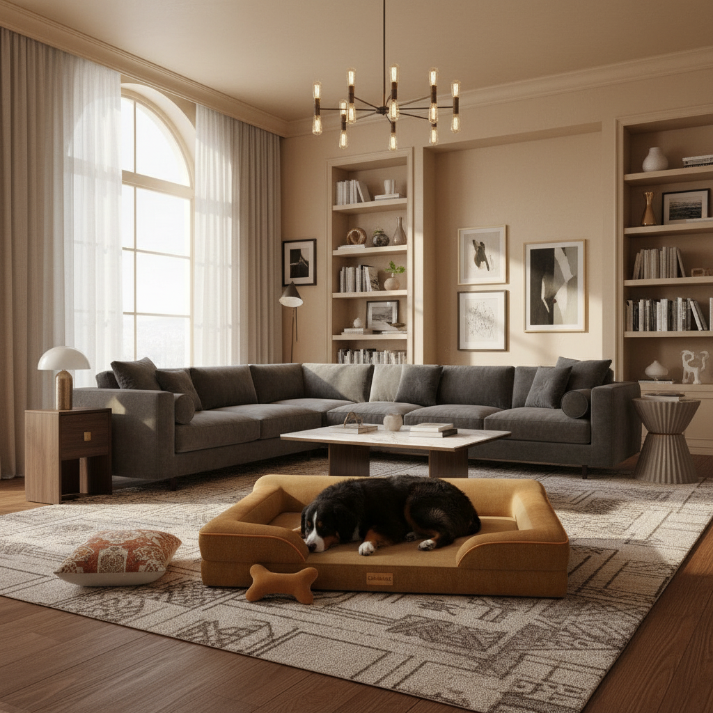 XXL Brown Senior dog bed