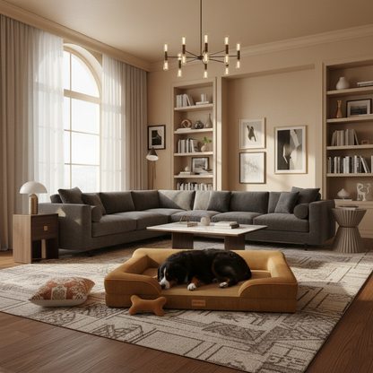 XXL Brown Senior dog bed