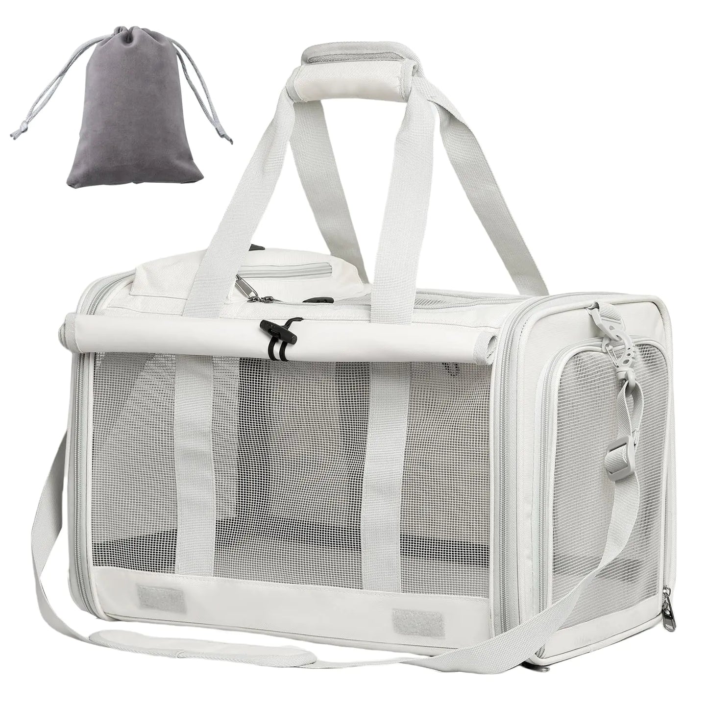 Pet Carrier - Airline Approved Soft-Sided Travel Bag
