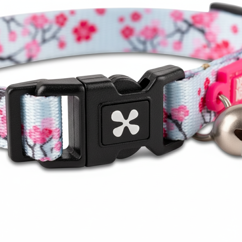 Close-up breakaway buckle