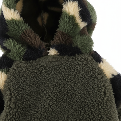 Close-up fleece texture