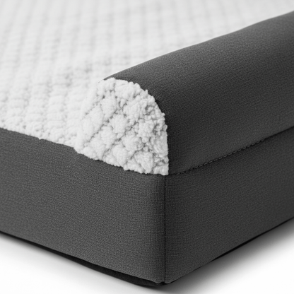 Orthopedic Dog Bed for Large Dogs | Memory Foam Couch, featuring plush fabric and supportive edges for comfort.
