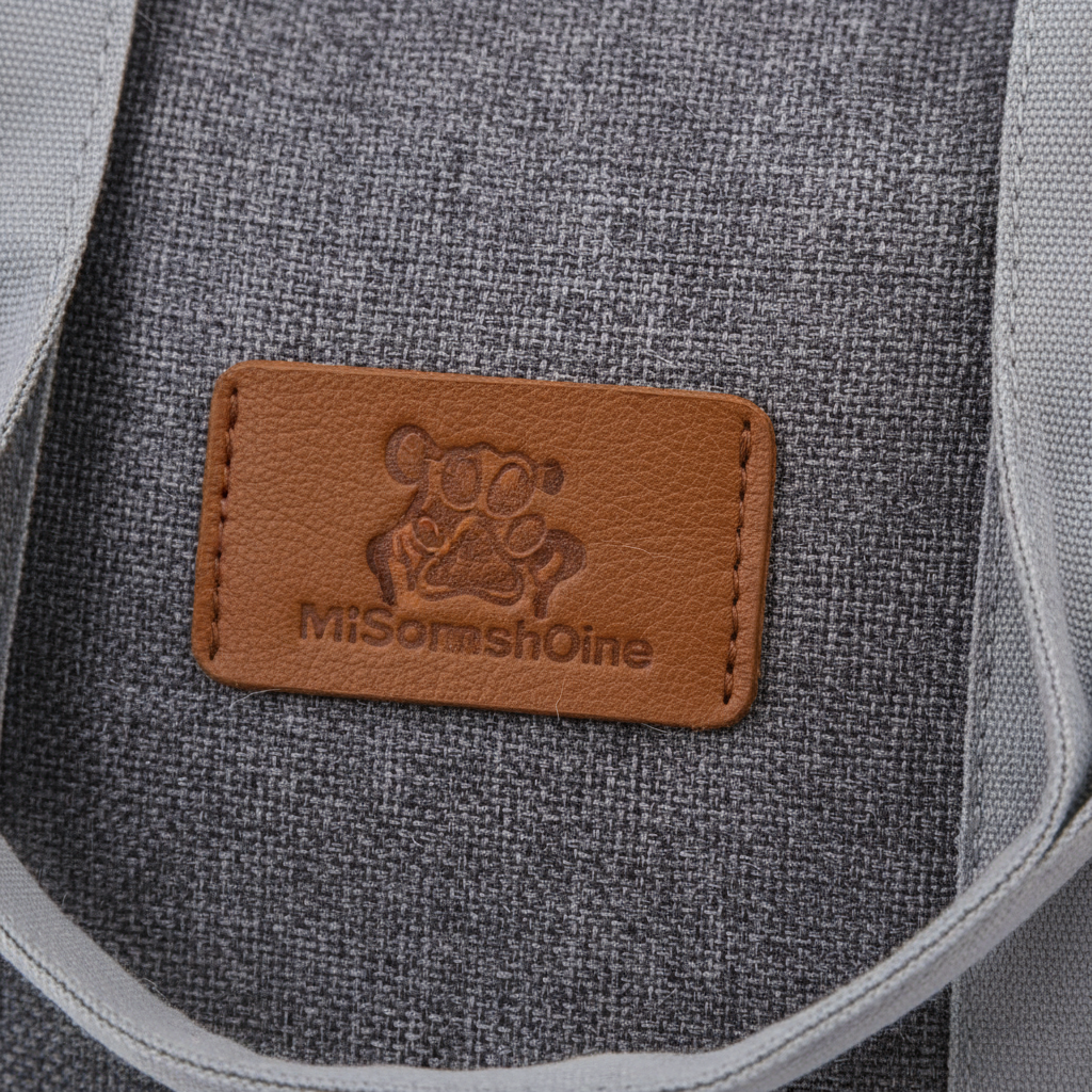 Close-up of leather patch