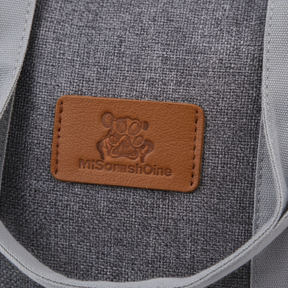 Close-up of leather patch