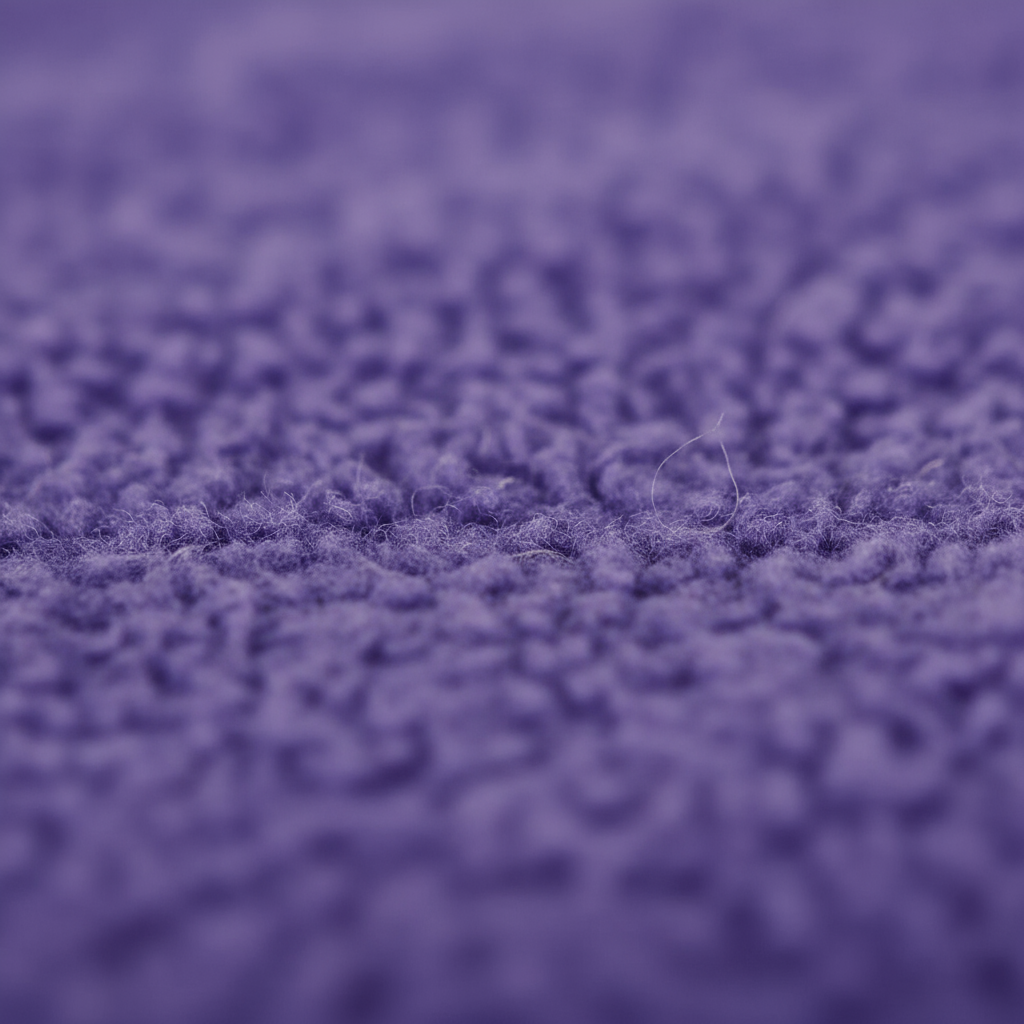 Close-up of purple textured fabric
