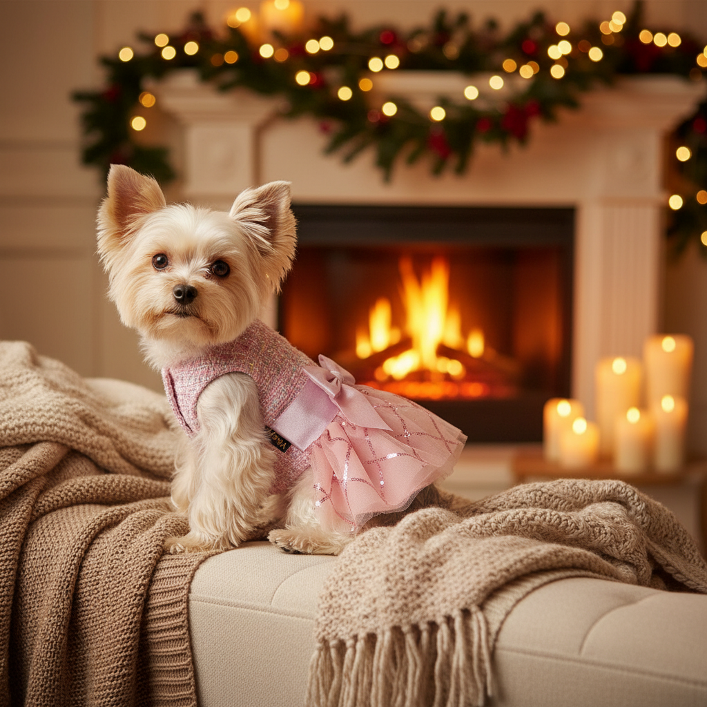 Cozy living room with fireplace