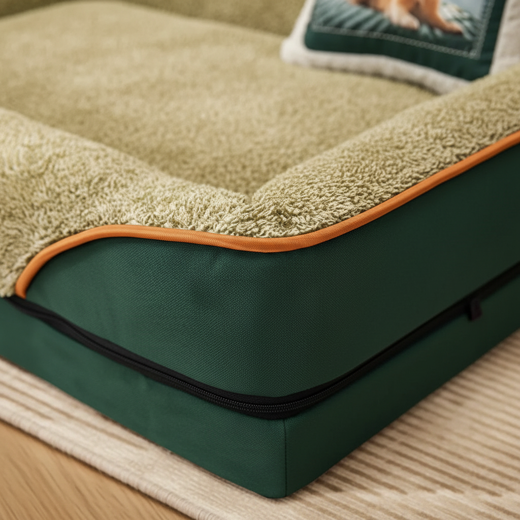 Dog Bed Fabric Detail