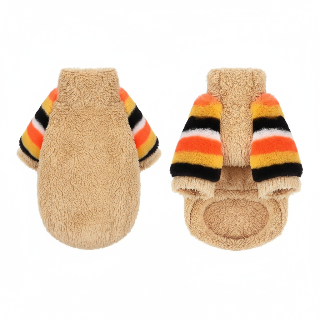 Dog sweater flat lay product photo