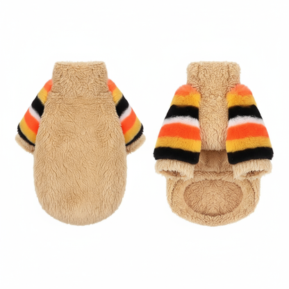 Dog sweater flat lay product photo