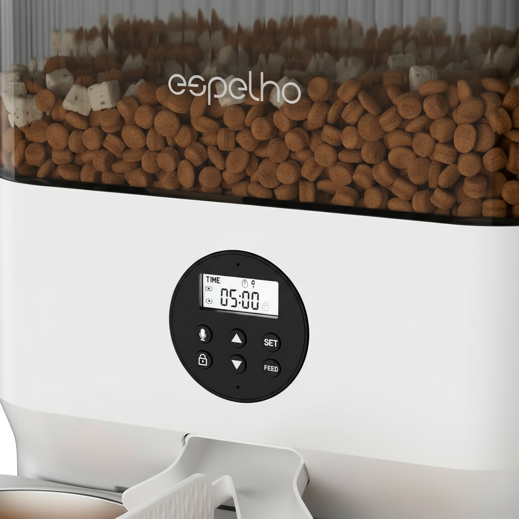 Espelho Feeder Control Panel Close-up