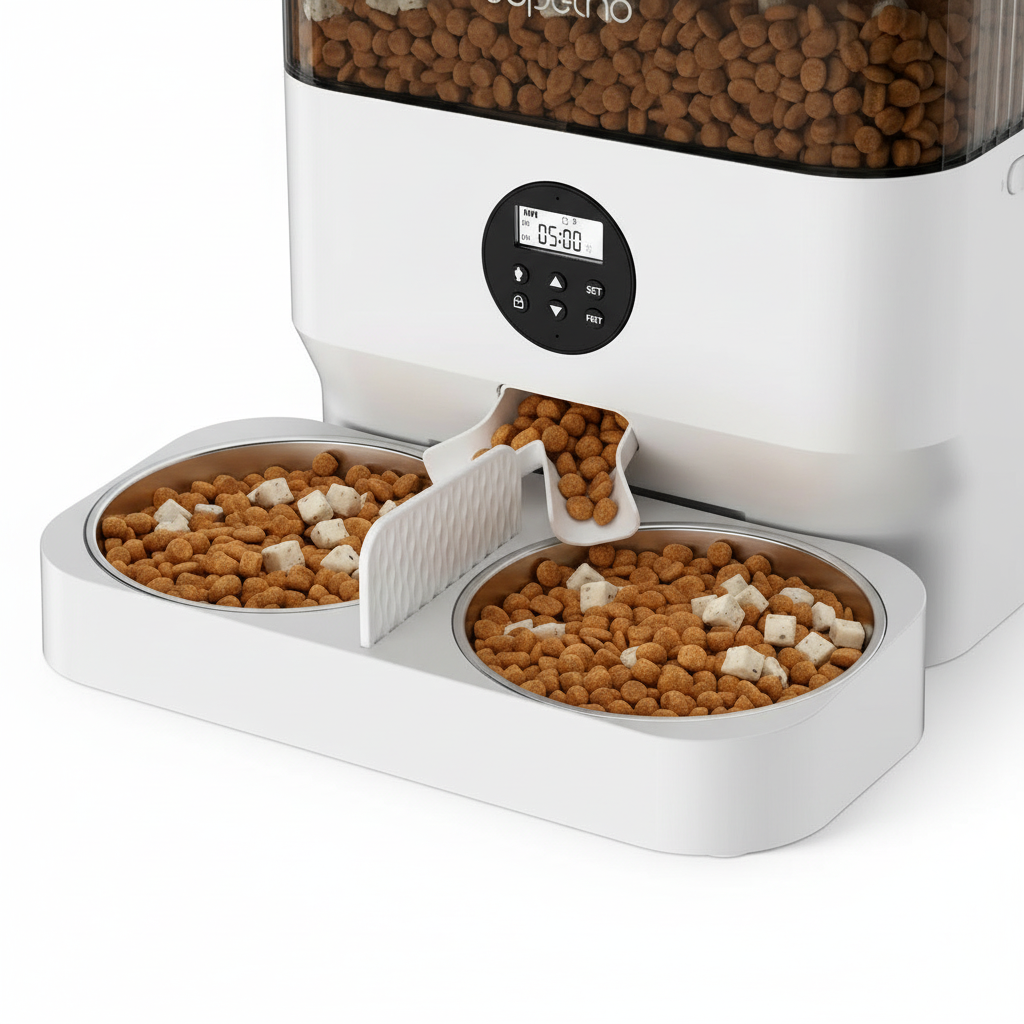 Espelho Feeder Dual Bowls Close-up