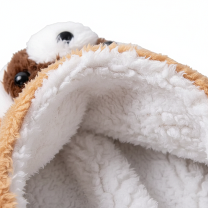 Fleece fabric inside lining close-up