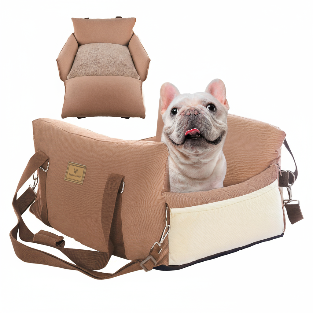 FUTURE FOOT Dog Car Seat - Enhanced Quality