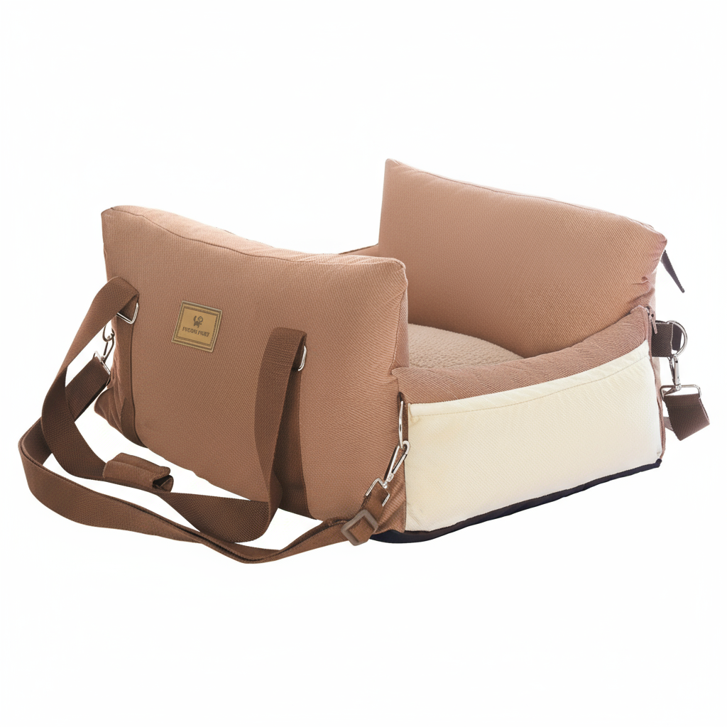 FUTURE FOOT Dog Car Seat - White Background