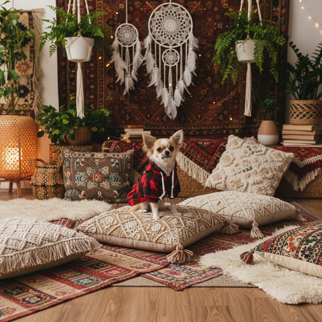 Hoodie in bohemian ruimte