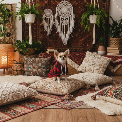 Hoodie in bohemian ruimte