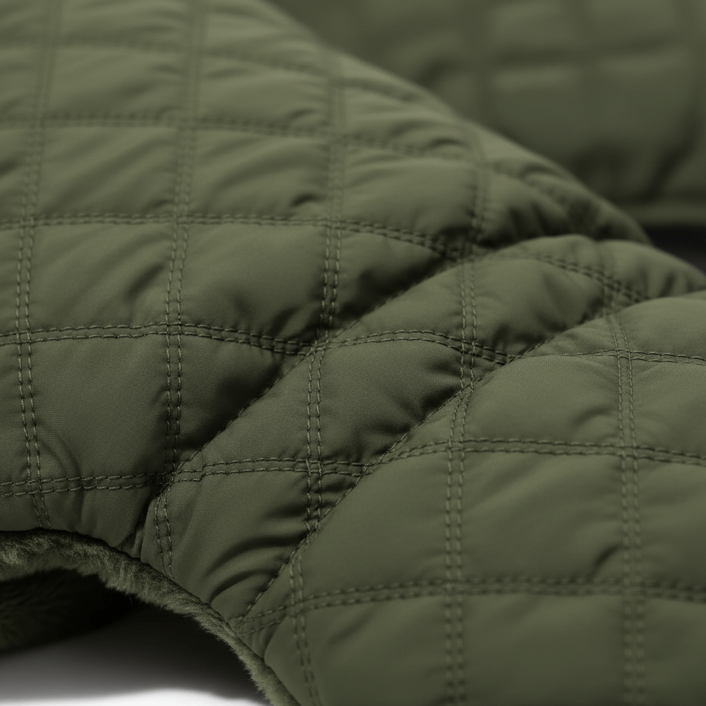 Macro quilted padding and insulation