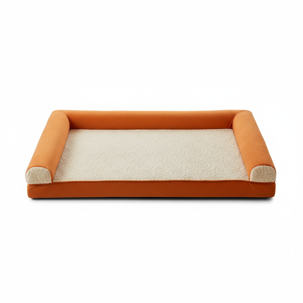 Orange XL Dog Bed - Product Shot