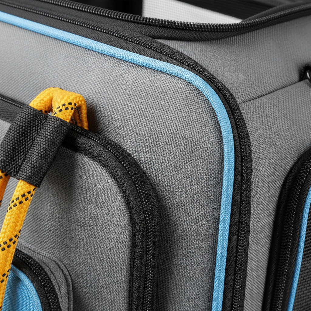 Pet carrier materiaal close-up 2