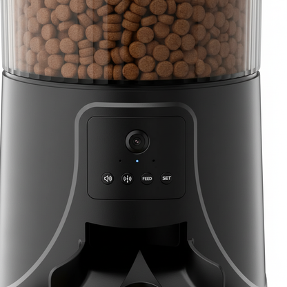 PetUltra Control Panel and Camera Close-up