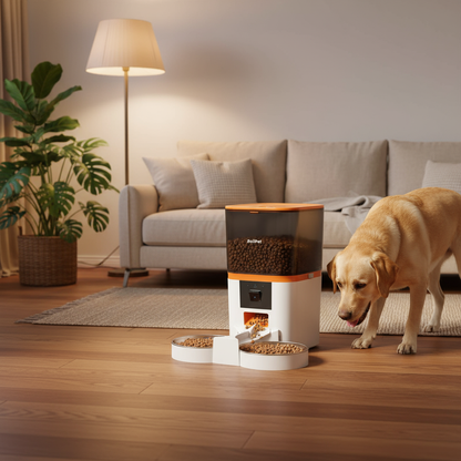 RoilPet feeder in woonkamer