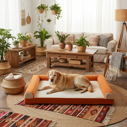 Senior Labrador - Boho Chic Interior