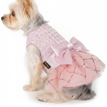 Side view with tulle skirt