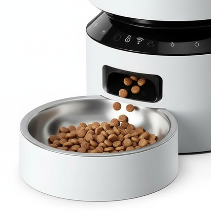 Stainless steel bowl detail