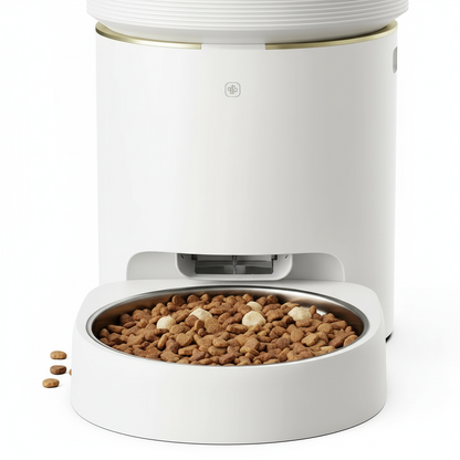 Stainless steel bowl detail