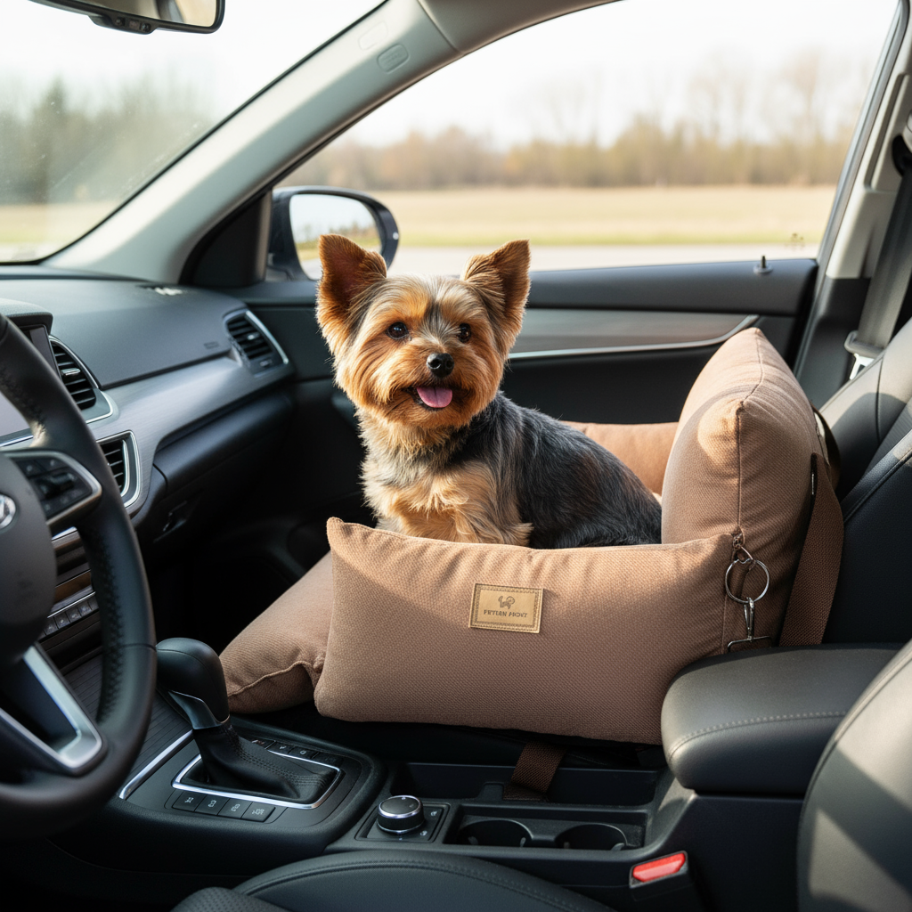 Yorkshire Terrier in FUTURE FOOT Dog Car Seat