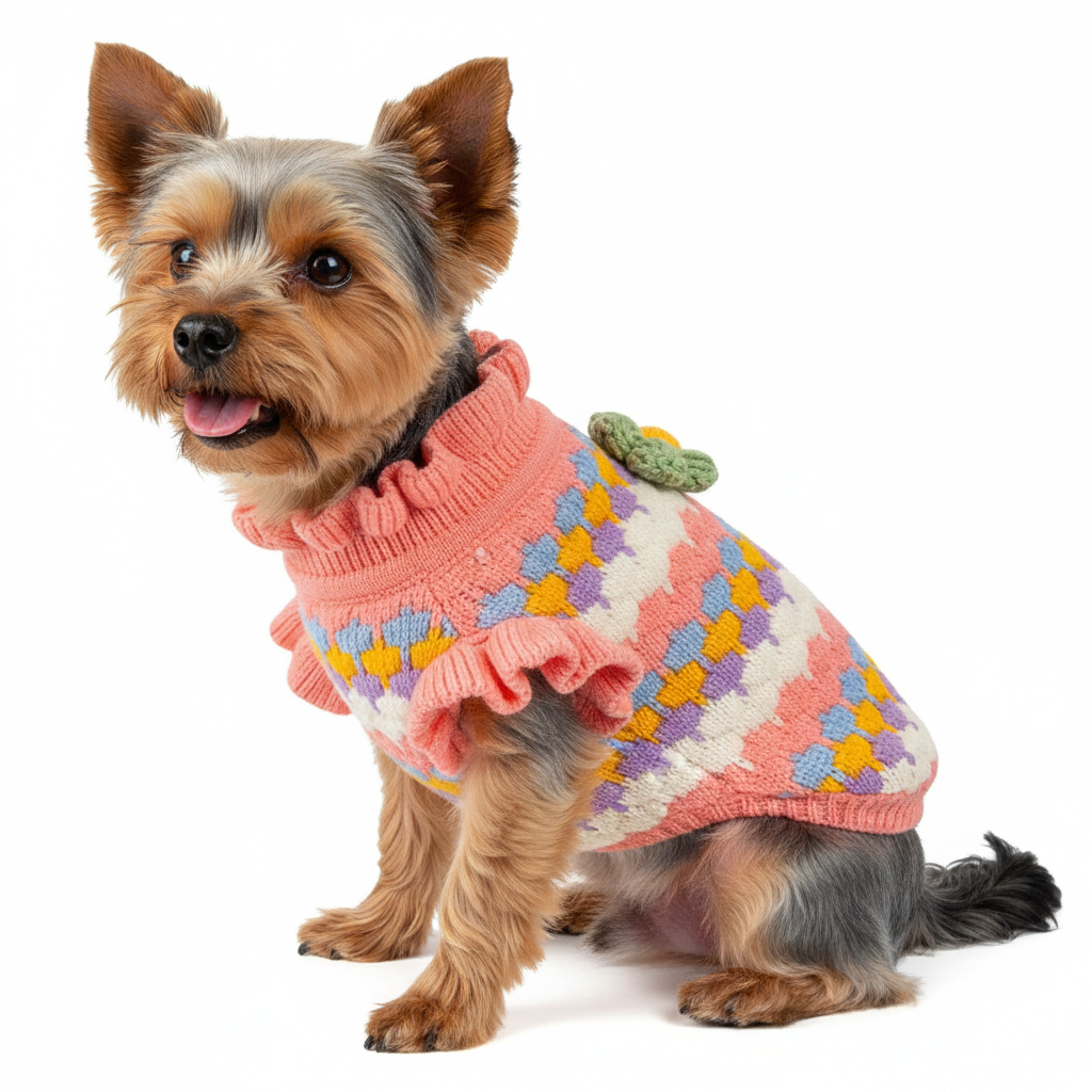 Yorkshire Terrier in sweater